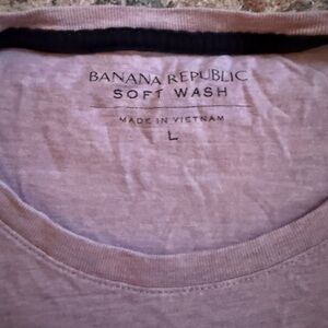 Banana Republic Lavender Soft Wash Tee